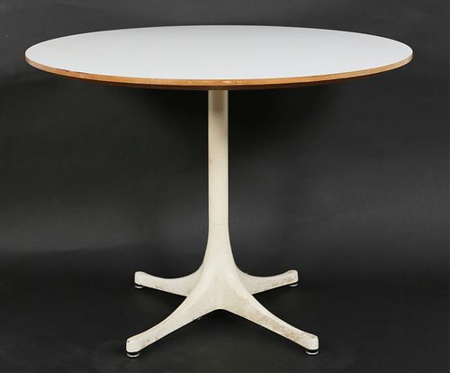 GEORGE NELSON PEDESTAL TABLE FOR