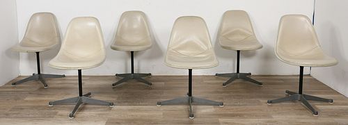 6 EAMES SWIVEL SIDE CHAIRS FOR 36f9a8