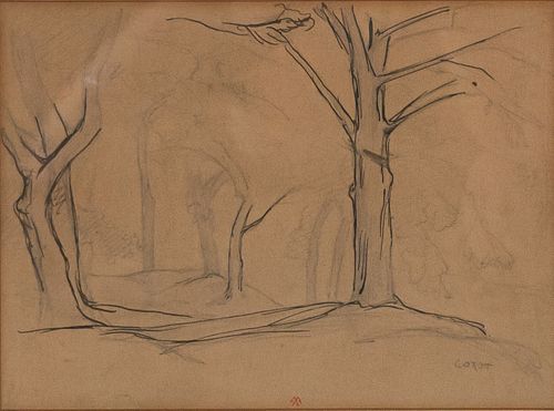 JEAN BAPTISTE CAMILLE COROT PENCIL 36f9a2