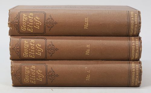 GEORGE ELIOTS LIFE FIRST EDITION BOOKSGeorge