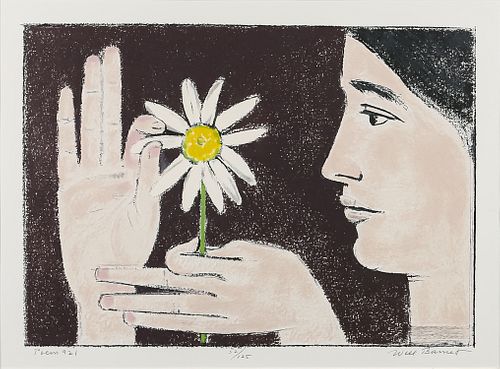 WILL BARNET LITHOGRAPH POEM 921Will