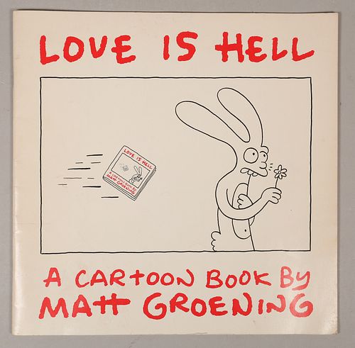 MATT GROENING CARTOON BOOK LOVE
