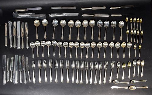 89 PIECES GORHAM PLYMOUTH STERLING