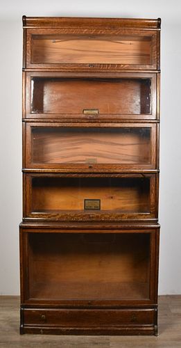 GLOBE-WERNICKE 5 STACK BOOKCASEThe