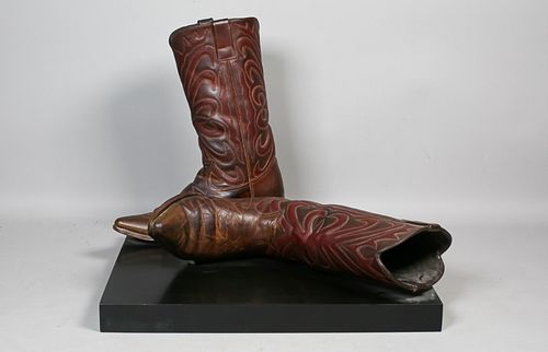 SCOTT HANSON CAST BRONZE COWBOY