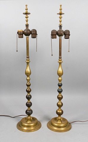 PAIR OF CHIPPENDALE STYLE BRASS 36fbb7