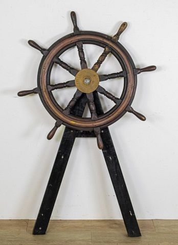 NAUTICAL SHIP WHEEL JOHN HASTIE