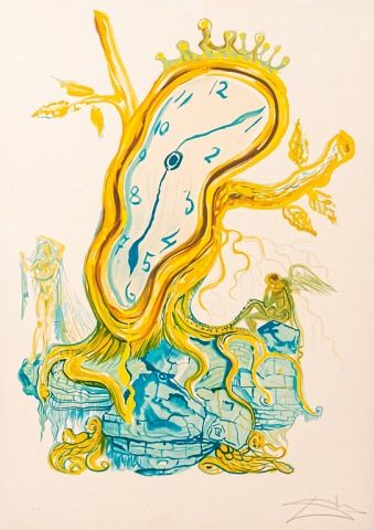 AFTER SALVADOR DALI LITHOGRAPH