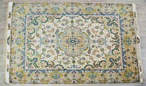 PERSIAN RUGPersian silk rug 7 4  36fc39