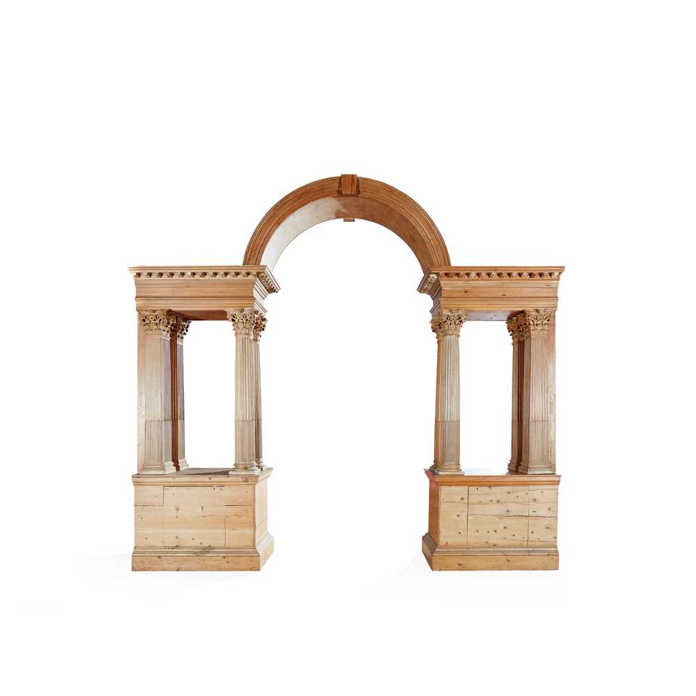 GEORGE II STRIPPED PINE PALLADIAN