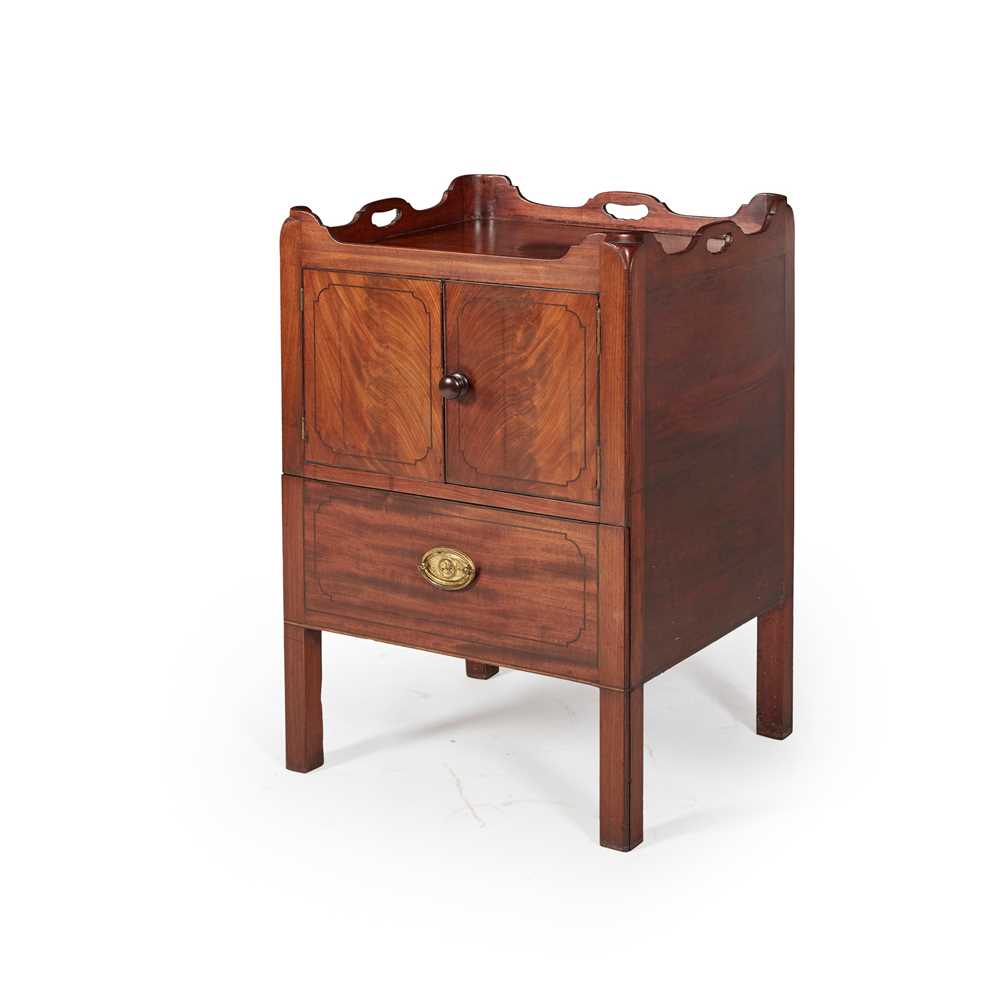 GEORGE III MAHOGANY BEDSIDE COMMODE 18TH 36fd0a