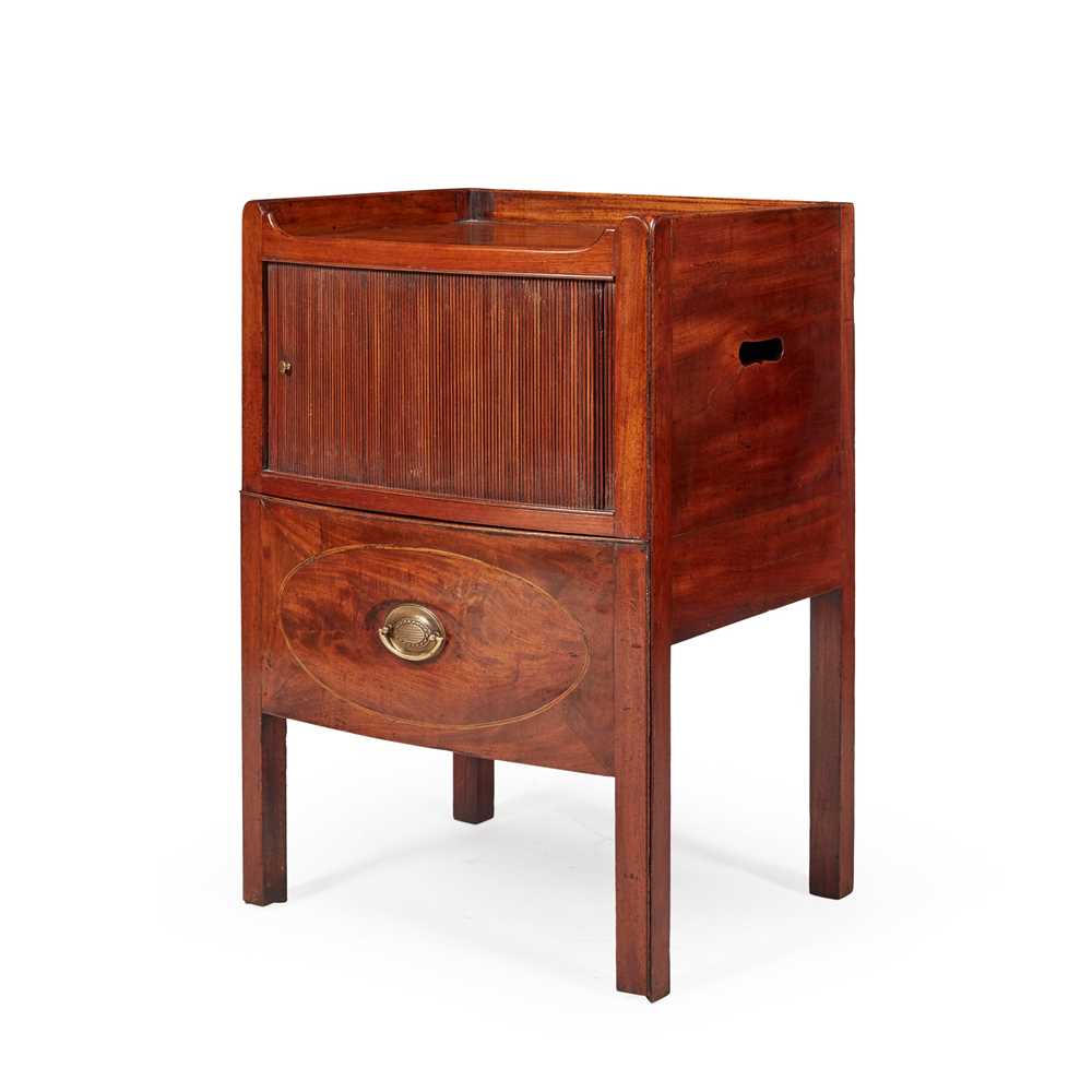 GEORGE III MAHOGANY NIGHT COMMODE
LATE