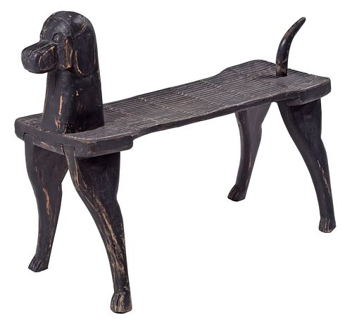 FOLK ART DOG BENCH(20th/21st century)

unsigned,