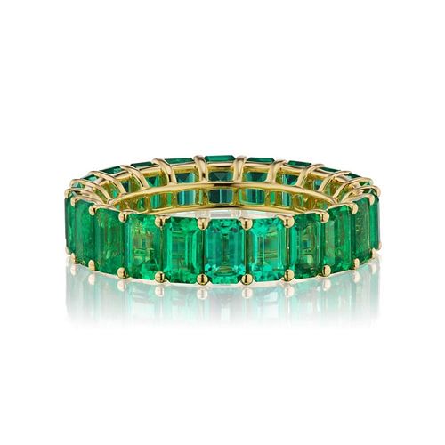 EVERGREEN EMERALD ETERNITY BANDEVERGREEN 37253e