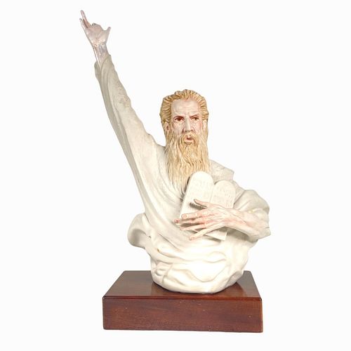 CYBIS PORCELAIN MOSES WITH COMMANDMENTS