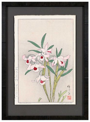 FUJIO YOSHIDA Japanese 1887 1987 Dendrobium  37271a