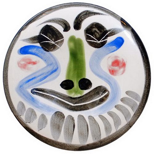 PABLO PICASSO CERAMIC MADOURA FACE 37272d