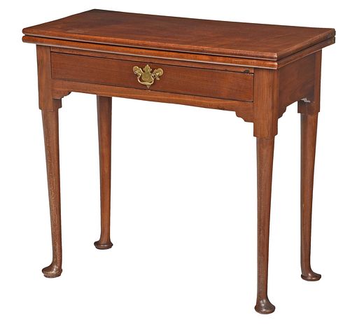 QUEEN ANNE MAHOGANY GAMES TABLEBritish  372786