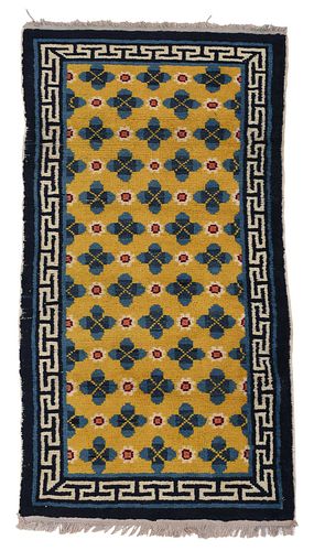 TIBETAN HAND KNOTTED WOOL RUGmid 3727b0