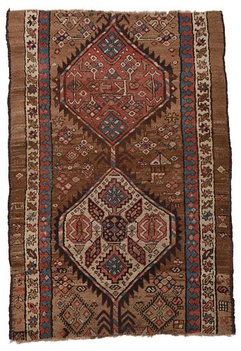 HAND KNOTTED PERSIAN RUGearly 20th 3727b2