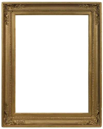 19TH CENTURY FRAMEgilt wood and 3727d2