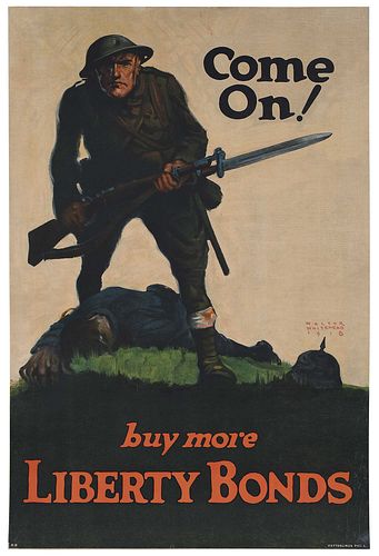 WWI POSTER, WALTER WHITEHEAD(Illinois,