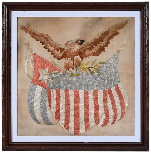 AMERICAN FRAMED EAGLE AND SHIELD 372805