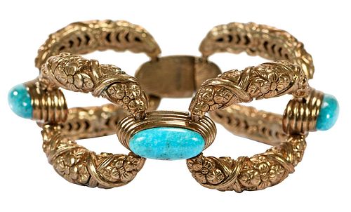 STEPHEN DWECK BRONZE AND TURQUOISE 372894