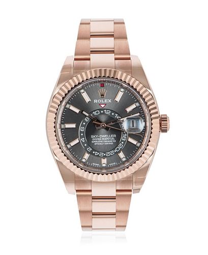 ROLEX SKY DWELLER ROSE GOLD SLATE 3728c6