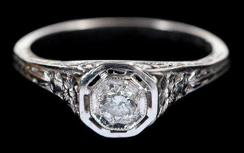 14KT EDWARDIAN DIAMOND RINGone 3728c1