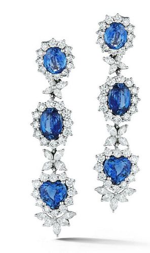 SAPPHIRE AND DIAMOND EARRINGSAPPHIRE 372996