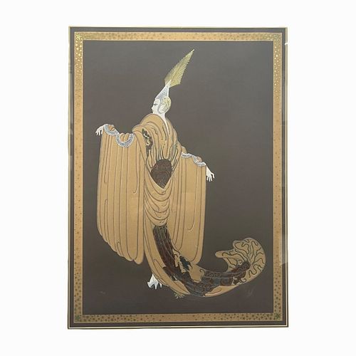 ERTE CAPE A LA RUSSE HAND SIGNED 37299a