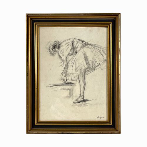 BALLERINA DRAWLING SIGNED DEGASallerina 3729ef