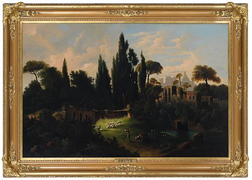 ITALIAN SCHOOL PAINTING 19th century Italianate 372ab7