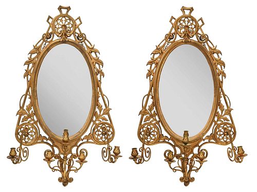 PAIR OF AESTHETIC MOVEMENT GILT