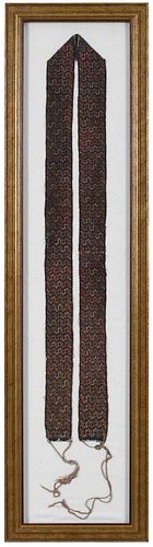 FRAMED PRE-COLUMBIAN STYLE WOVEN