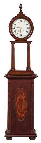 CLASSICAL FIGURED MAHOGANY SHELF 372b09