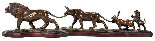 TERRY OWEN MATHEWS WILDLIFE SCULPTURE Kenya Uganda British  372b68