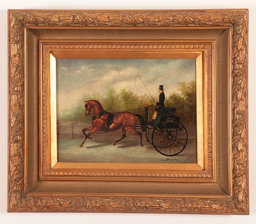 SHIPLEY, 20C, CARRIAGE WITH HORSE,