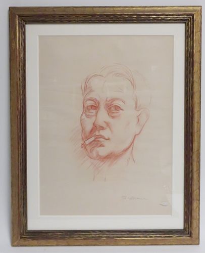 THEO MEIER, 1908-82, SELF PORTRAIT,