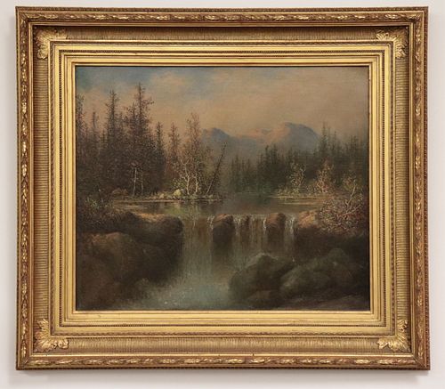 MANNER OF BIERSTADT WATERFALL 372c62