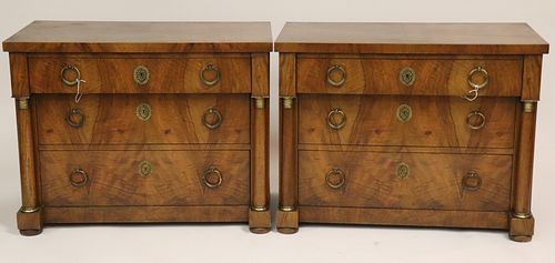 PAIR OF EMPIRE STYLE COMMODES BY 372cf5