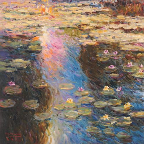 MALVA - REFLECTIVE HUES (LILY POND)Omar