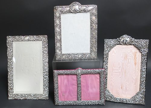 4 STERLING SILVER FRAME MIRROR PHOTO 372d4c