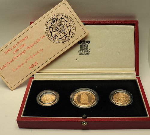 500TH ANNIVERSARY GOLD PROOF SOVEREIGN 372da5