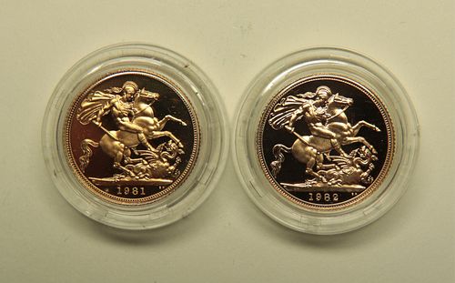 UNITED KINGDOM 1981 1982 SOVEREIGN 372da7