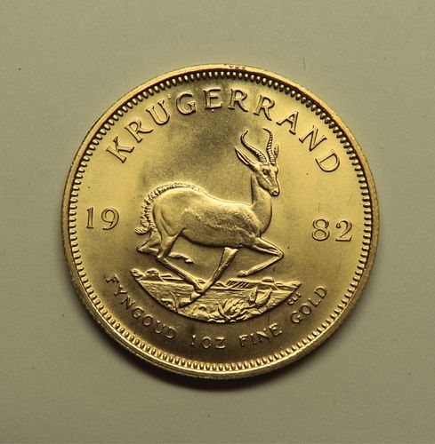 SOUTH AFRICA 1982 KRUGERRAND GOLD