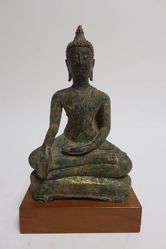 AYUTTHAYA PERIOD BRONZE CLAD TERRACOTTA 372e19