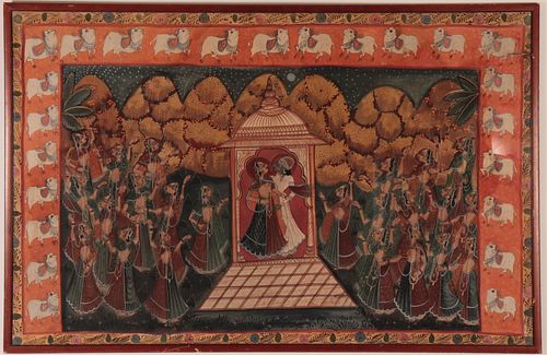 PICHHAVAI HINDU PAINTING, WEDDING