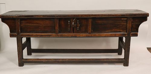 ASIAN CONSOLE TABLEAsian Hardwood 372e5b